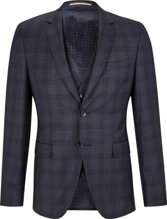 HUGO BOSS Kostuums, Heren, Blauw, XL, Driekwart pak
