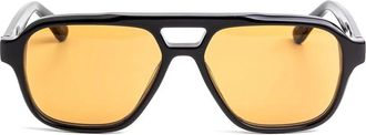 Retro Superfuture Maneval Zonnebril - unisex - Zonnebrillen - Zwart - 56 MM - Accessoires