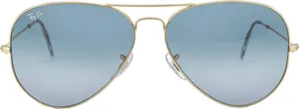 Ray-Ban Aviator Gradient Blue Unisex Sunglasses RB3025 001/3M 62