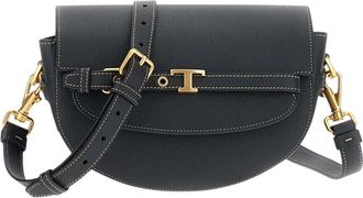 Tod's Black T Signature Mini Crossbody Bag