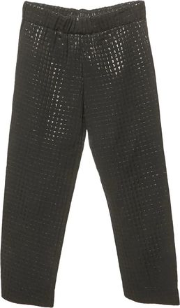 Marni Lurex geruite broek - Zwart