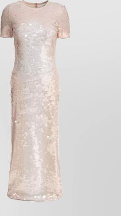 Sportmax slit back midi dress with sequin embellishment