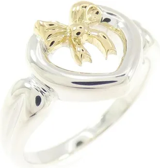 Tiffany & Co. Yellow Gold (18K) Silver 925 Band Ring (Pre-Owned)