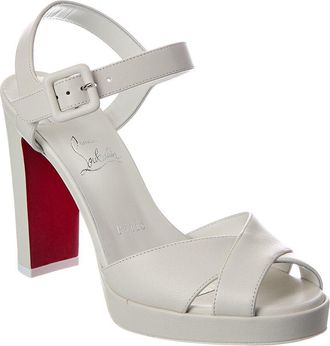 Christian Louboutin Cora 100 Leather Sandal