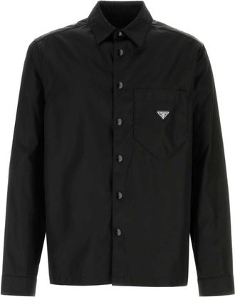 Prada Black Regular Logo Shirt