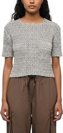 Jil Sander Grey Knitted Crew Neck T-Shirt