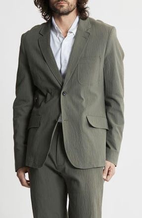 J.A.C.H.S. Nantucket Seersucker Blazer in Olive at Nordstrom Rack, Size Xx-Large