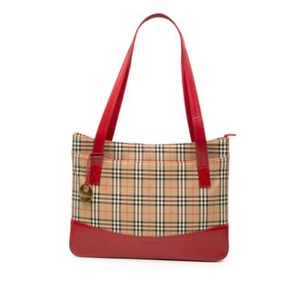 Burberry Pre-owned Burberry Haymarket Check Canvas Tote Ladies 1VUXADRS5ZJL42LC