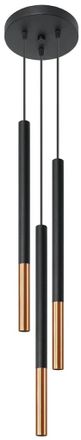 Sollux Lighting Design Pendellampe Mozaica 3-Flammig (rund), Kupfer