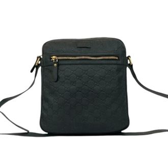 Gucci Pre-owned Cross Body Bags, female, Black, Size: ONE SIZE Pre-owned Vintage Pochette Shoulder Bag
