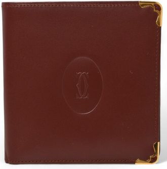 Cartier Must Bordeaux Wallet (Bi-Fold) (Pre-Owned)