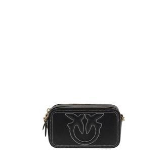 Pinko Love Birds Schoudertas - Dames - Schoudertassen - Zwart - ONE Size - Tassen