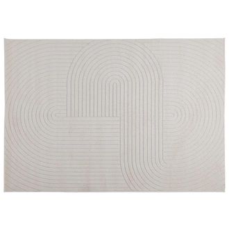 vidaXL Alfombras De &Aacute;rea Palmeras Crema 170 X 120 Cm Poli&eacute;ster Vidaxl