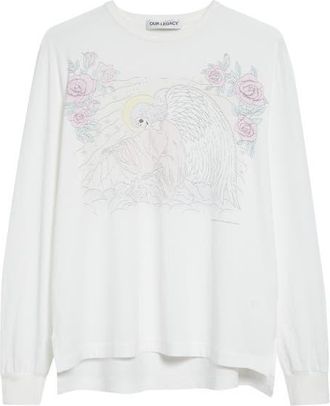 Our Legacy Cruise Long Sleeve Graphic T-Shirt in Farewell Print at Nordstrom, Size 42 Us