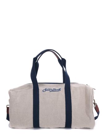 MC2 Saint Barth Cylindrical Duffle Bag with Leather Accents