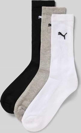Puma Tennissocken mit Logo im 3er-Pack in Weiss, Größe 35-38