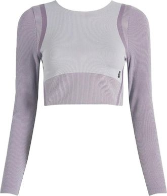 On Running Top corto Studio a maniche lunghe - Viola