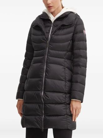 Colmar hooded zip coat - women - Recycled Nylon/Recycled Nylon/Duck Down/Duck Feathers - M - Black