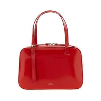 A.P.C. Virginie Box - female - A.P.C. - Handbags - Red - ONE SIZE - Bags