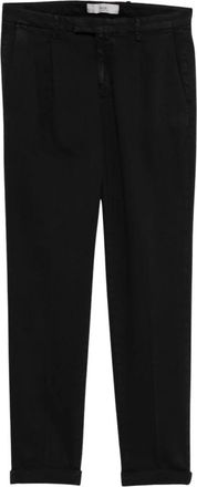 BRIGLIA 1949 Chino Broek - Heren - Slim Fit Broeken - Zwart - 2XL - Katoen - Broeken