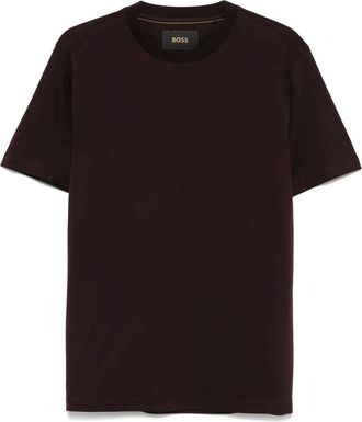 BOSS T-shirt in cotone mercerizzato - Marrone