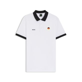 BOSS Paddy polo shirt with country flag