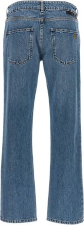Stella McCartney Womens Blue Cotton Cropped Jeans Clothing