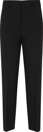 Seventy Black Straight-Leg Synthetic Pants