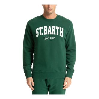 MC2 Saint Barth Heren, Sweatshirts & Hoodies, Groen, Maat: 2XL Katoen