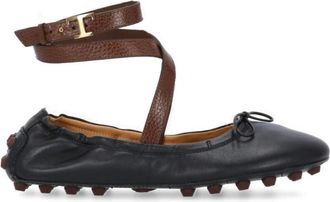 Tod's Ballerinas - Dames - Ballerinas - Zwart - 35 EU - Leer - Schoenen