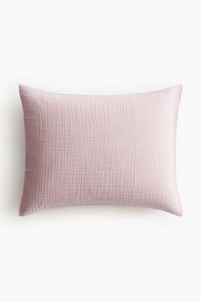 H&M Kopfkissenbezug aus Baumwollmusselin - Hellrosa