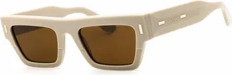 Calvin Klein Brown Rectangular Unisex Sunglasses CK25510S 209 52