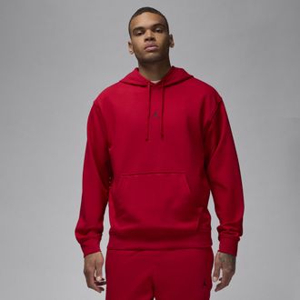 Nike Jordan Mens Jordan Sport Crossover Dri-FIT Pullover Hoodie in Red | FV8606-687