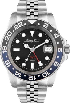 Mathey-Tissot Mathey-Tissot Mens Vintage Black Dial Watch