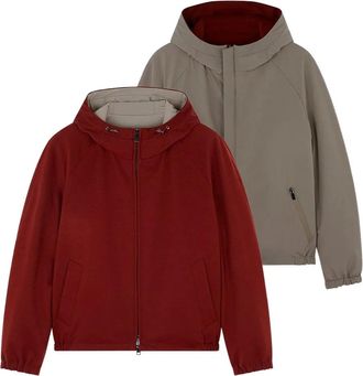 Paul & Shark Giacca reversibile con cappuccio - Rosso