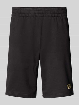 Emporio Armani Shorts mit elastischem Bund in Black, Gr&ouml;&szlig;e M