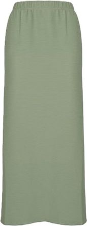 Max Mara Mmldritto Rok - Dames - Midirokken - Groen - XL - Polyester - Rokken