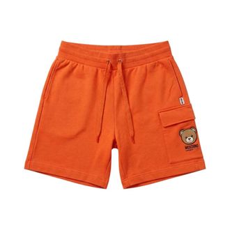 Moschino Bermuda Casual Arancioni - male - Moschino - Casual Shorts - Orange - S - Shorts