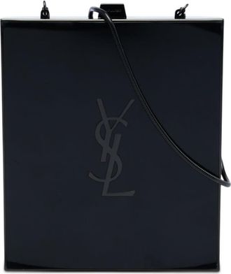 Saint Laurent Pre-owned Saint Laurent Acrylic Tuxedo Box Clutch on Chain Ladies Q8FLX3UXBMK8BEUO