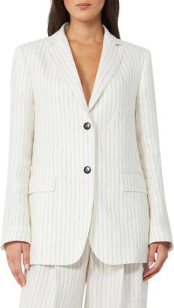 Max Mara Elogio Jas - Dames - Blazers - Beige - S - Polyester - Jassen