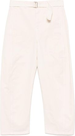 Christophe Lemaire Broek met gedraaide ceintuur - Beige