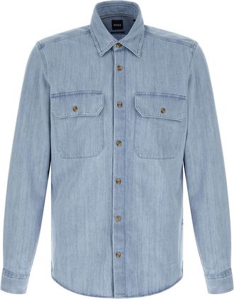 HUGO BOSS Light Blue Denim Shirt
