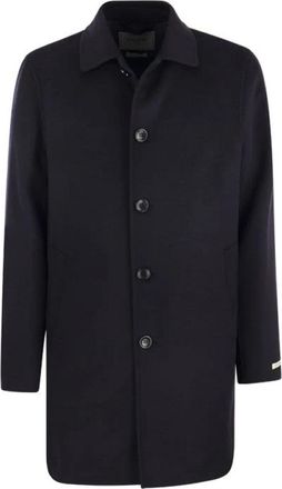 Palt&ograve; Alfredo - Wollen jas - Heren - Mantel - Blauw - 3XL - Wol - Jassen
