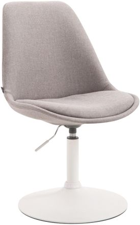 Clp Silla De Comedor Maverick En Tela Gris Blanco