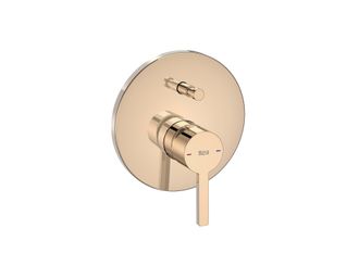 Roca Roca - A5a0b96rg0 Naia Grifo Monomando Empotrable Para Ba&ntilde;o-ducha Con Inversor Autom&aacute;tico Oro Rosa - Ref: A5a0b96rg0