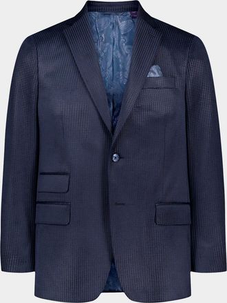 Robert Graham Mens Colden Velvet Houndstooth Blazer