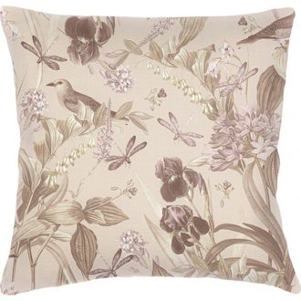 Anaya with Love Tropical Paradise Beige Linen Euro Pillow 26x26 with Down Insert at Nordstrom