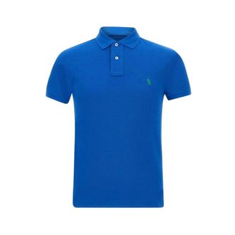 Polo Ralph Lauren Polo Shirts, male, Blue, Size: 2XL Casual Cotton T-shirt