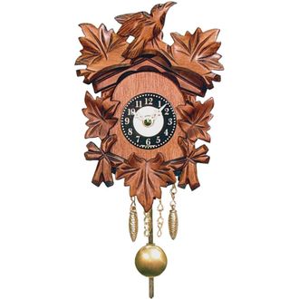 Alexander Taron 0125-1QP - Engstler Battery-operated Clock - Mini Size with Music/Chimes - 5.5H x 4.25W x 3.25D