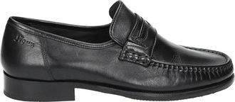 Sioux Zwarte Instappers Ched-H - Heren - Loafers - Zwart - 40 1/2 EU - Leer - Schoenen